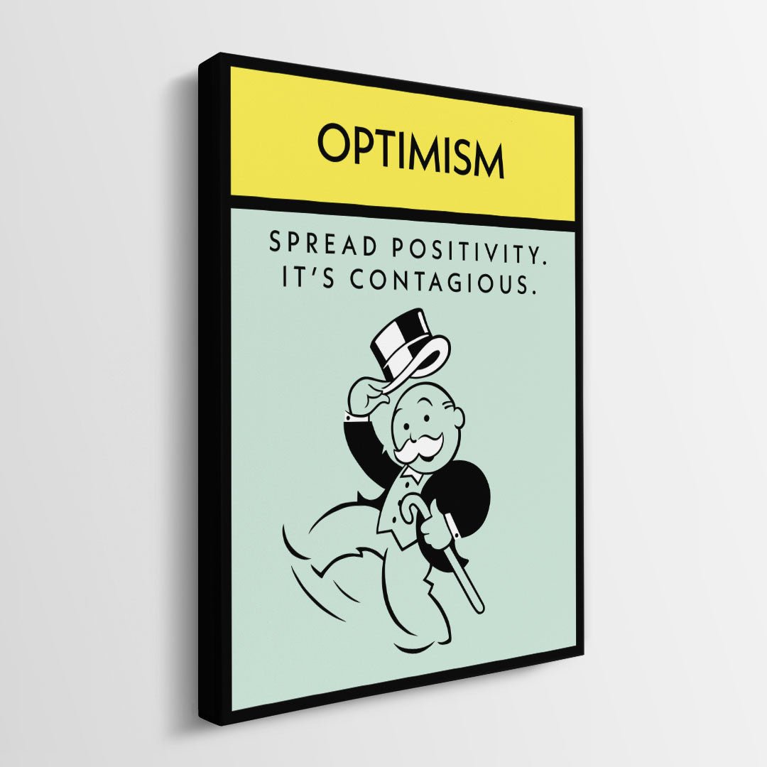 Optimism canvas wall art