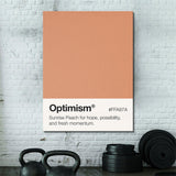 Optimism Palette canvas wall art