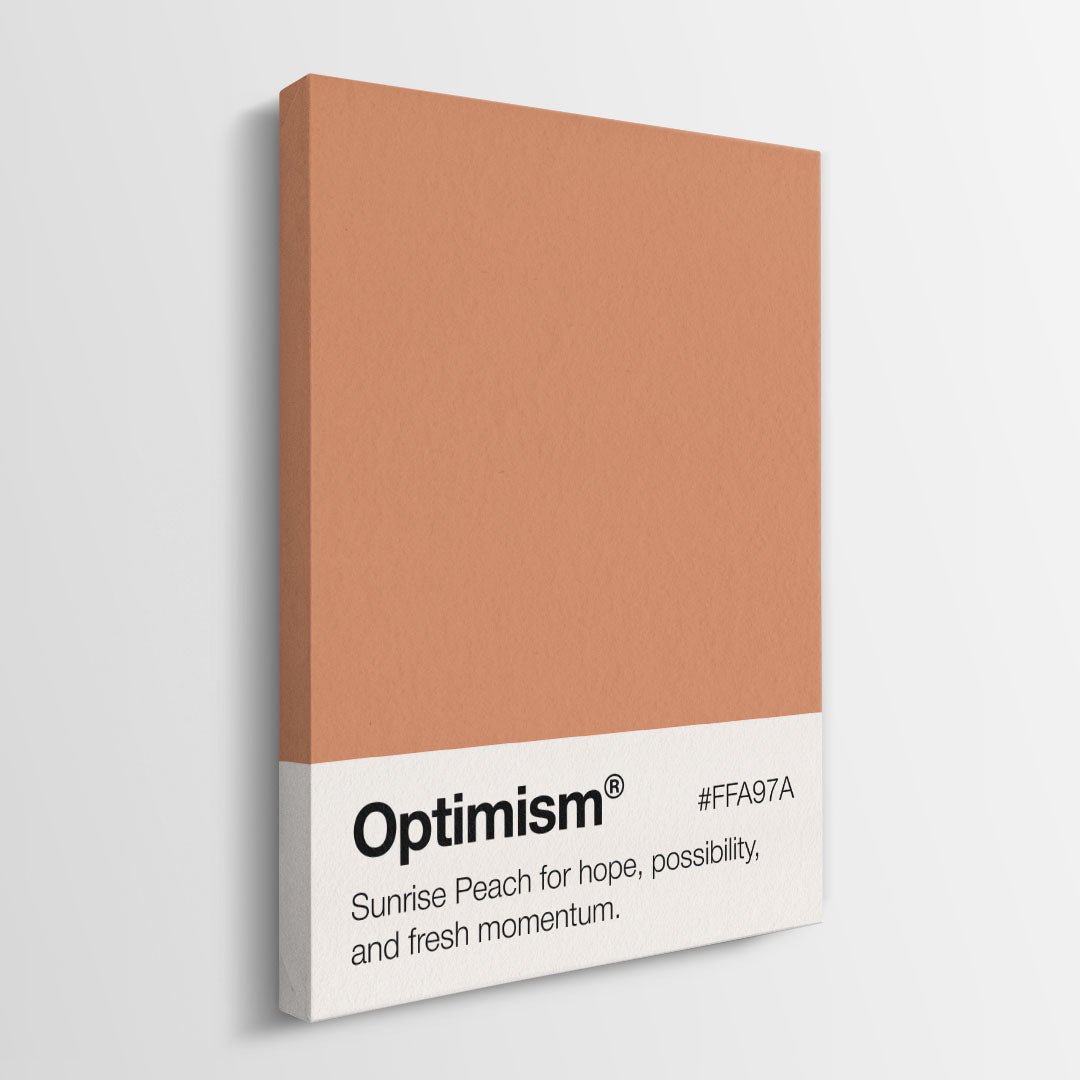Optimism Palette canvas wall art