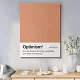 Optimism Palette canvas wall art