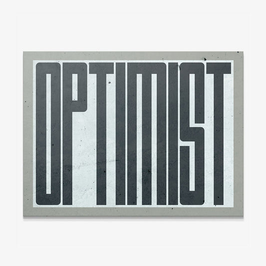 Optimist canvas art
