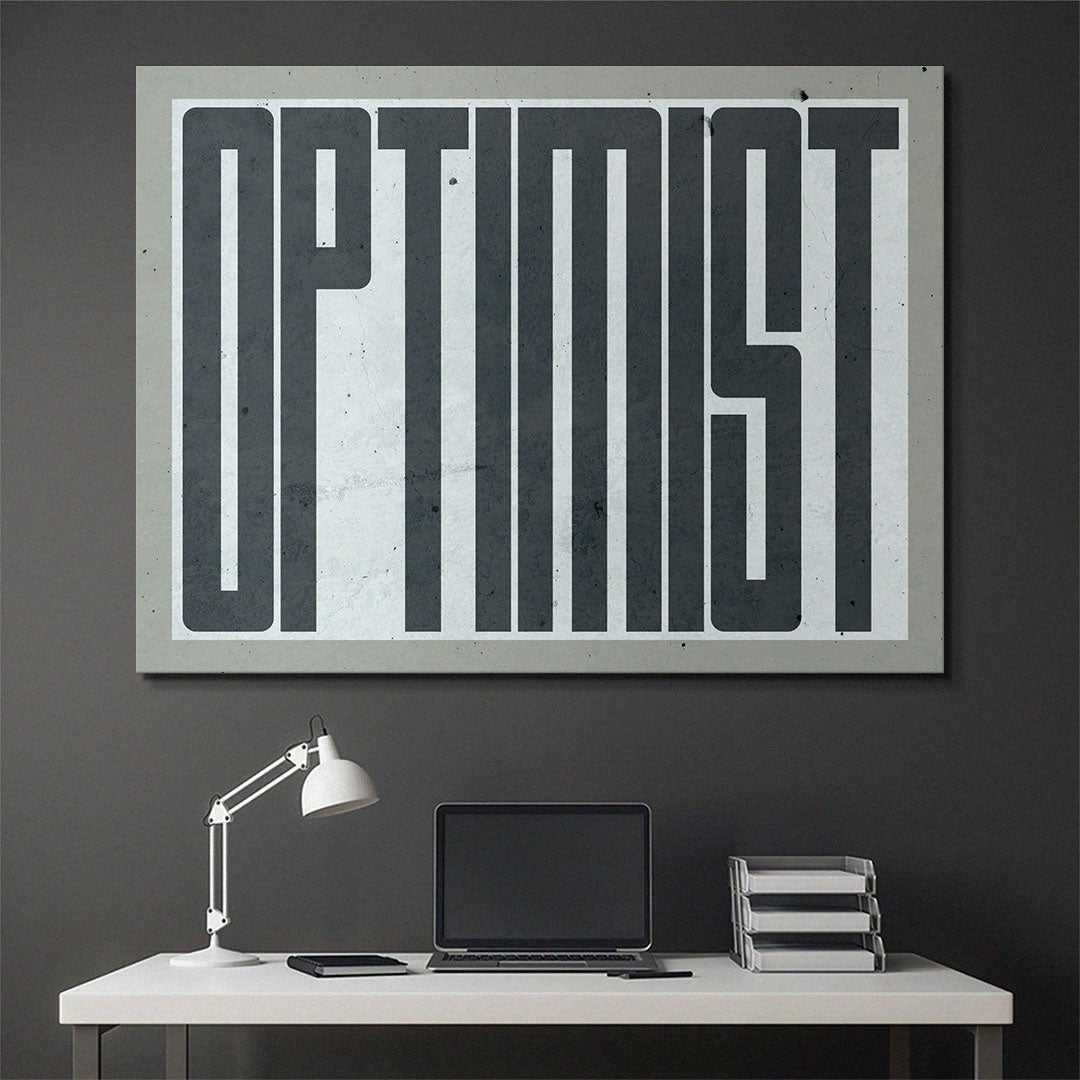 Optimist canvas art
