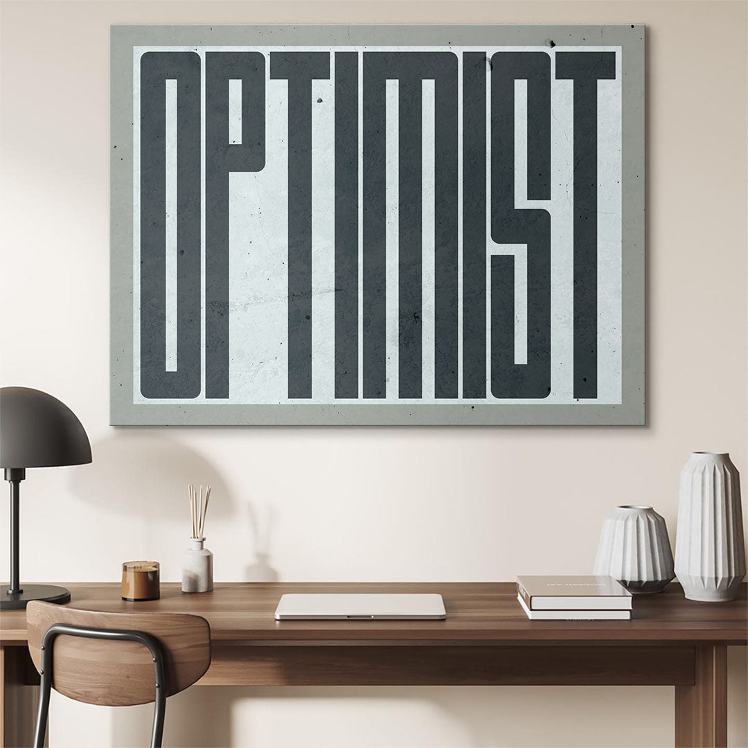 Optimist canvas art