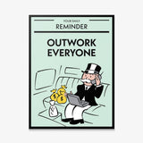 Outwork Everyone canvas wall art