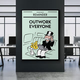 Outwork Everyone canvas wall art