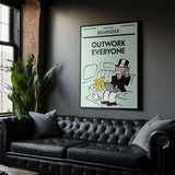 Outwork Everyone canvas wall art