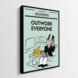 Outwork Everyone canvas wall art