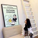 Outwork Everyone canvas wall art