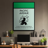 Pacific Avenue canvas wall art