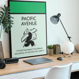Pacific Avenue canvas wall art