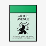 Pacific Avenue canvas wall art