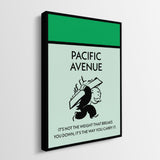 Pacific Avenue canvas wall art