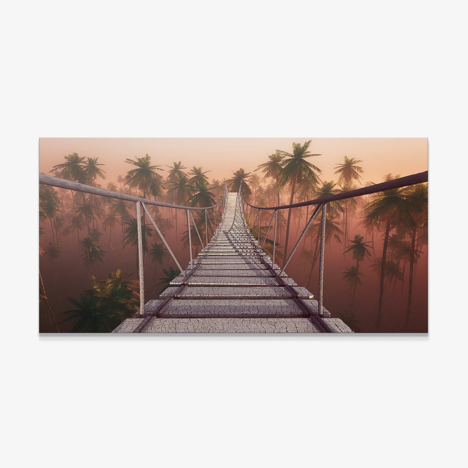 Palm Walk canvas art