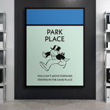 Park Place canvas wall art