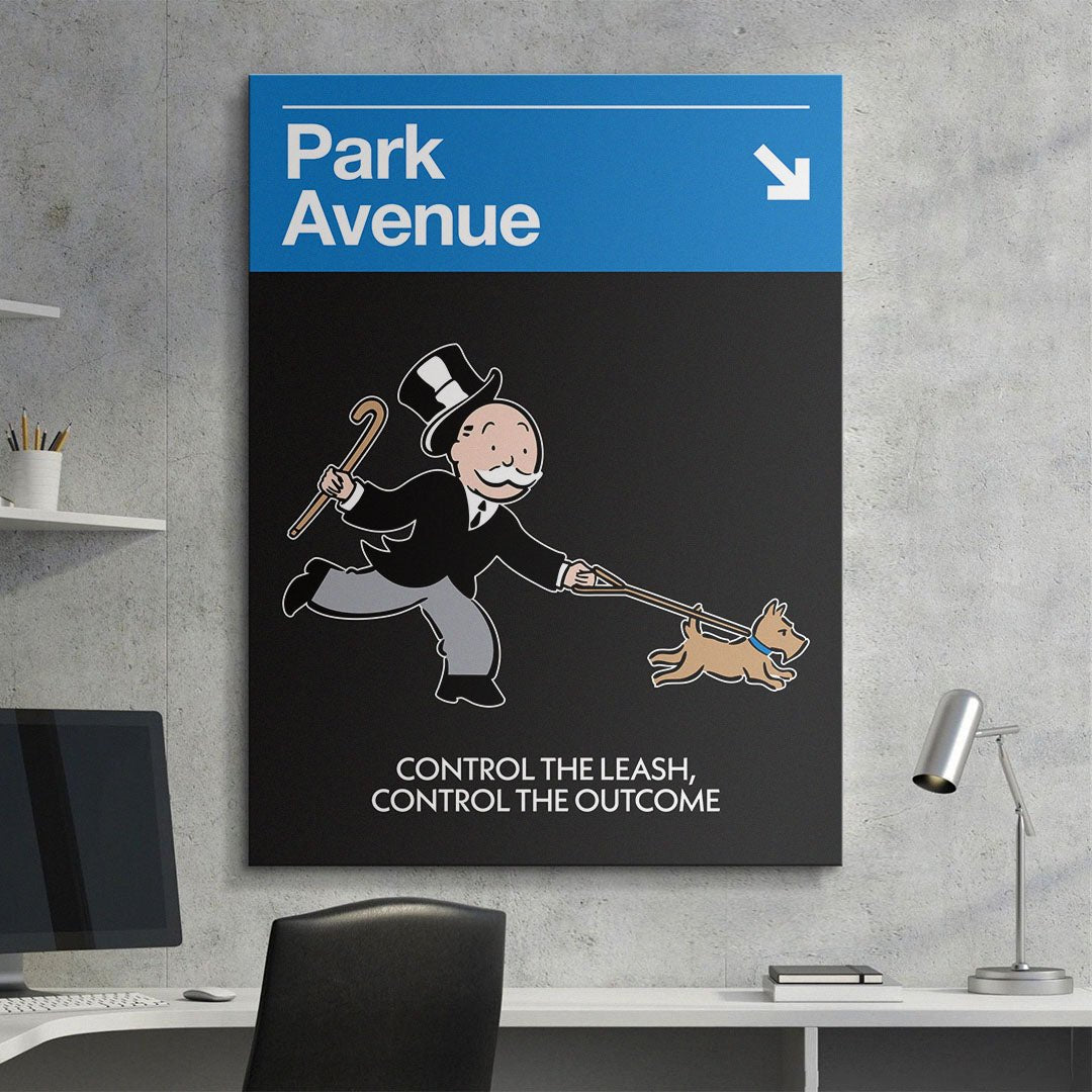 Park Place Sign motivational canvas wall art