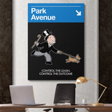 Park Place Sign canvas wall art
