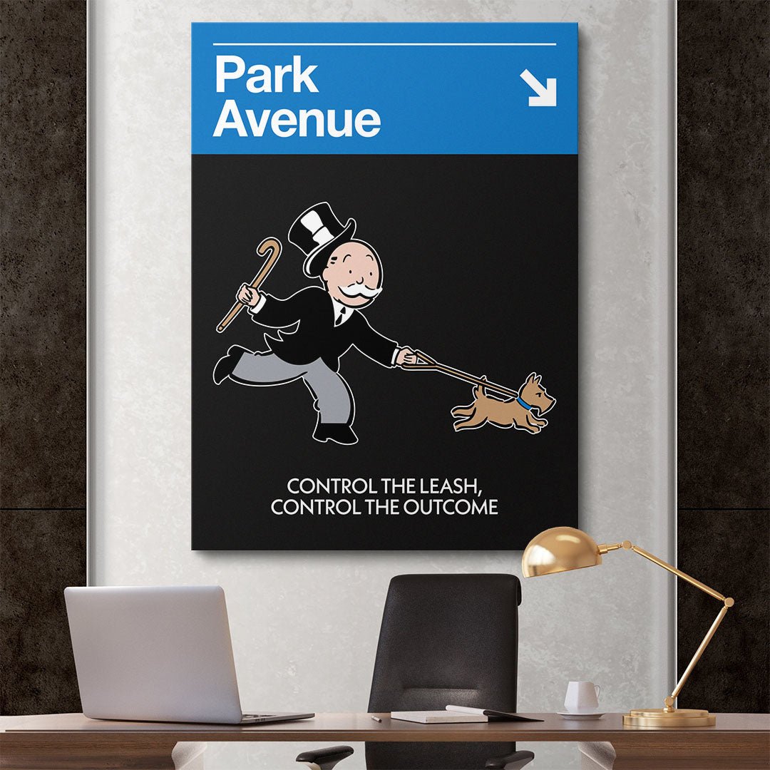 Park Place Sign motivational canvas wall art