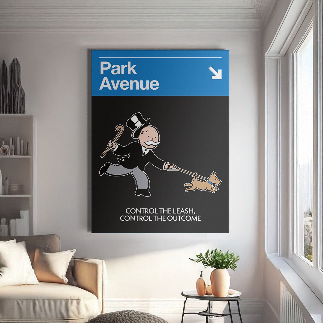 Park Place Sign motivational canvas wall art