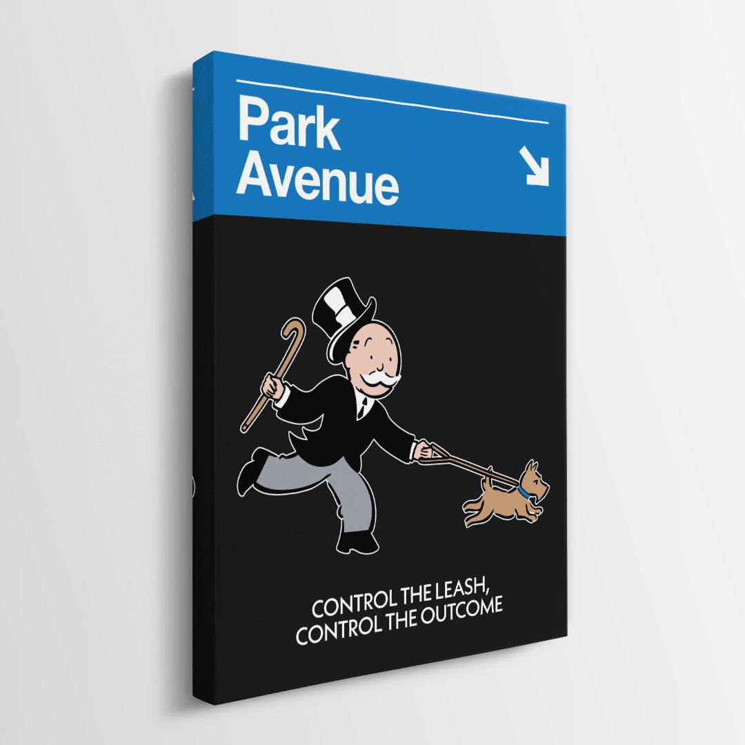 Park Place Sign canvas wall art