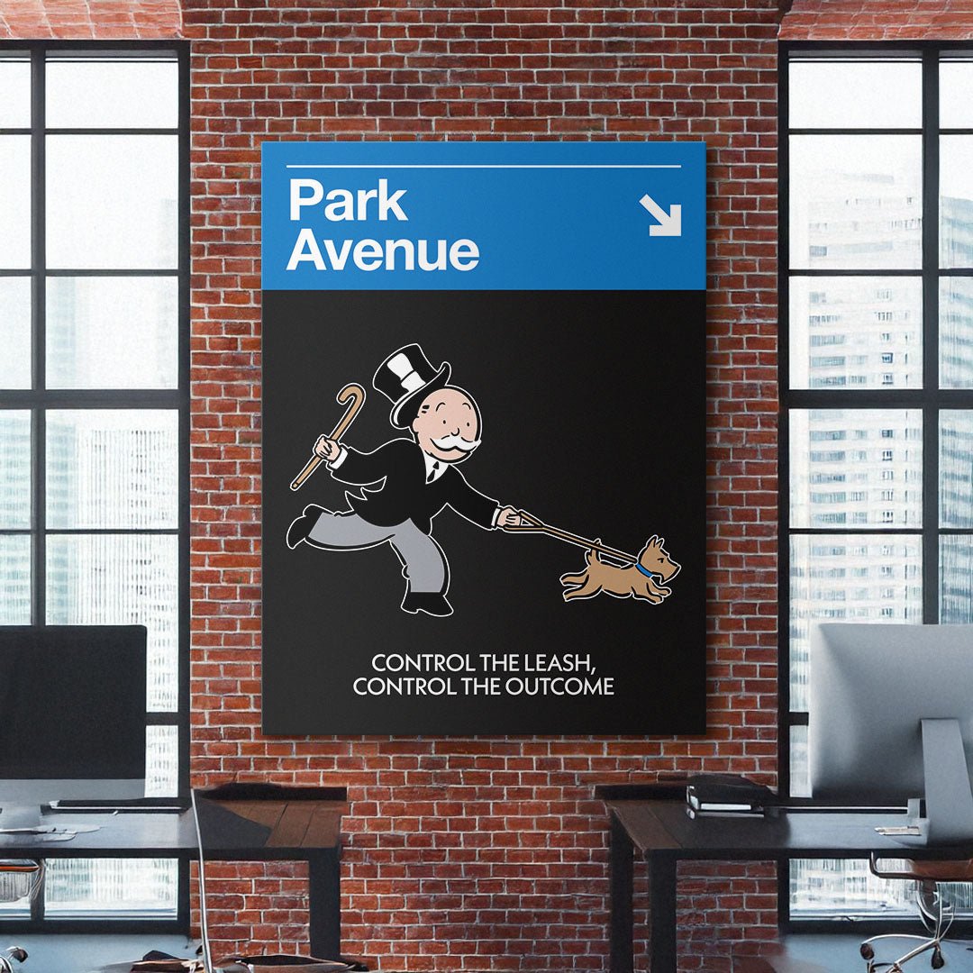 Park Place Sign motivational canvas wall art