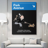 Park Place Sign canvas wall art
