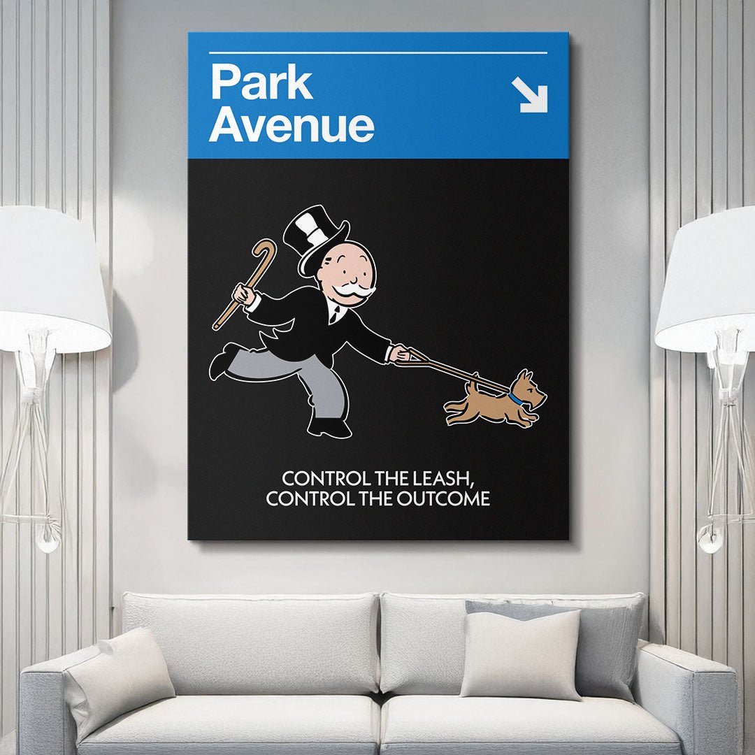 Park Place Sign motivational canvas wall art
