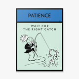Patience canvas wall art