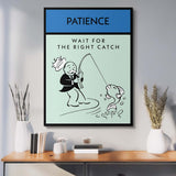 Patience canvas wall art