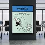 Patience canvas wall art