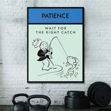 Patience canvas wall art