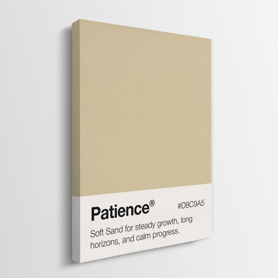 Patience Palette canvas wall art
