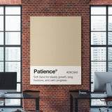 Patience Palette canvas wall art