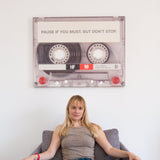 Pause If You Must canvas wall art
