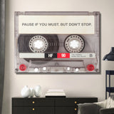 Pause If You Must canvas wall art
