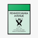 Pennsylvania Avenue canvas wall art