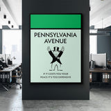 Pennsylvania Avenue canvas wall art