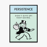 Persistence canvas wall art