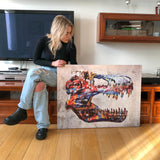 Prehistoric Vandal canvas wall art