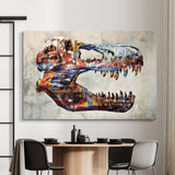 Prehistoric Vandal canvas wall art