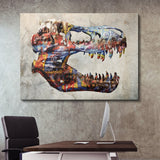 Prehistoric Vandal canvas wall art