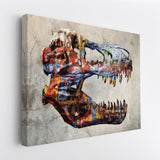 Prehistoric Vandal canvas wall art
