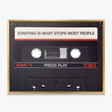 Press Play canvas wall art