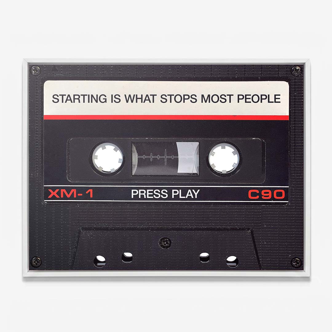 Press Play canvas wall art