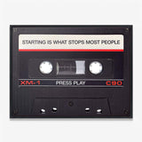 Press Play canvas wall art