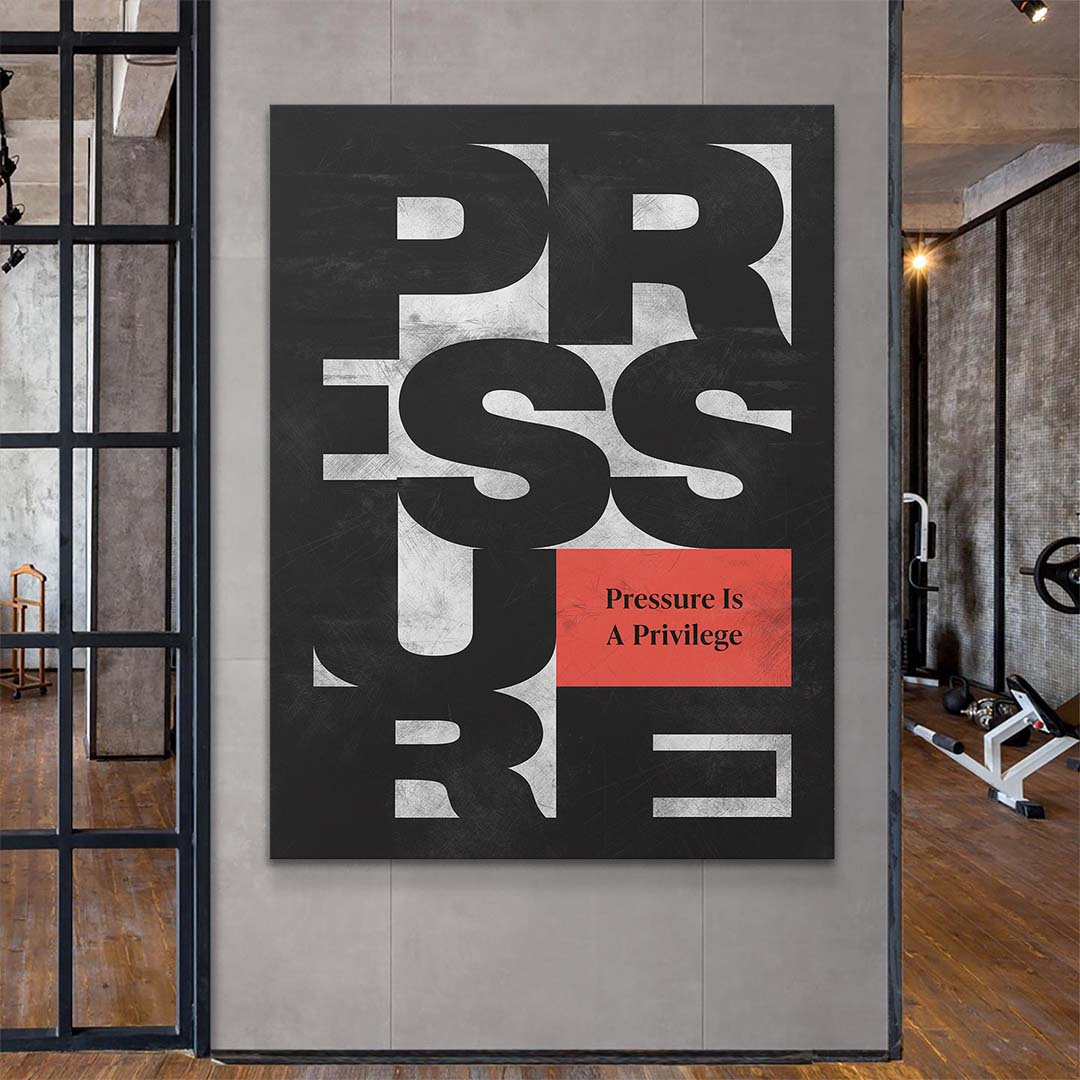 Pressure Is A Privilege canvas art