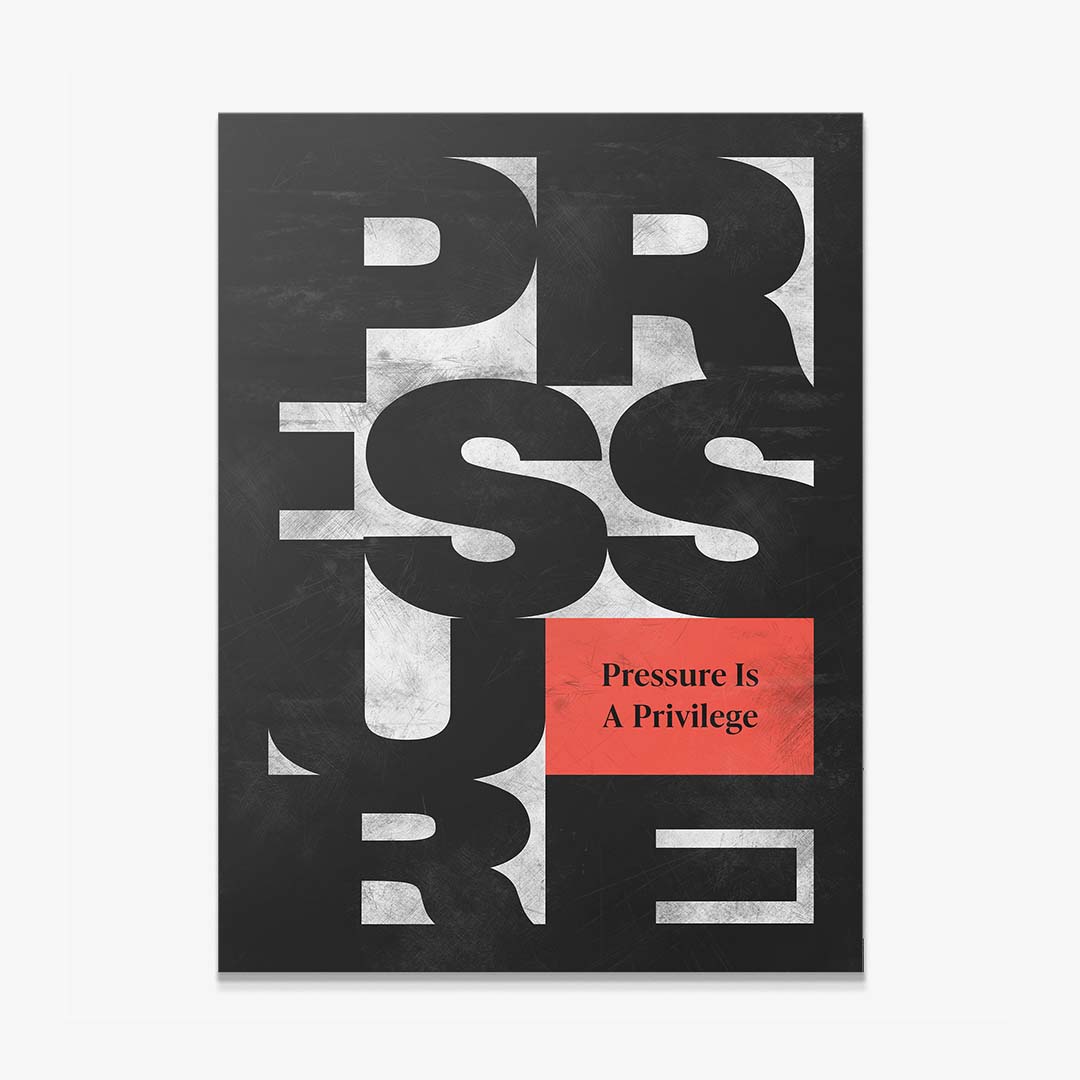 Pressure Is A Privilege canvas art