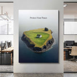 Protect Your Peace canvas wall art