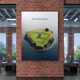 Protect Your Peace canvas wall art