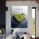Protect Your Peace canvas wall art