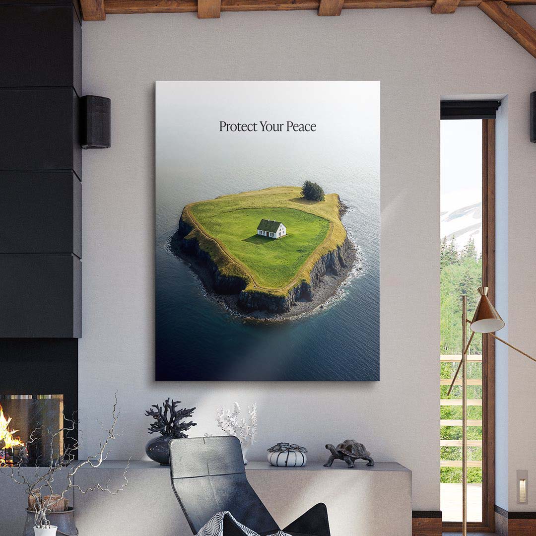 Protect Your Peace canvas art